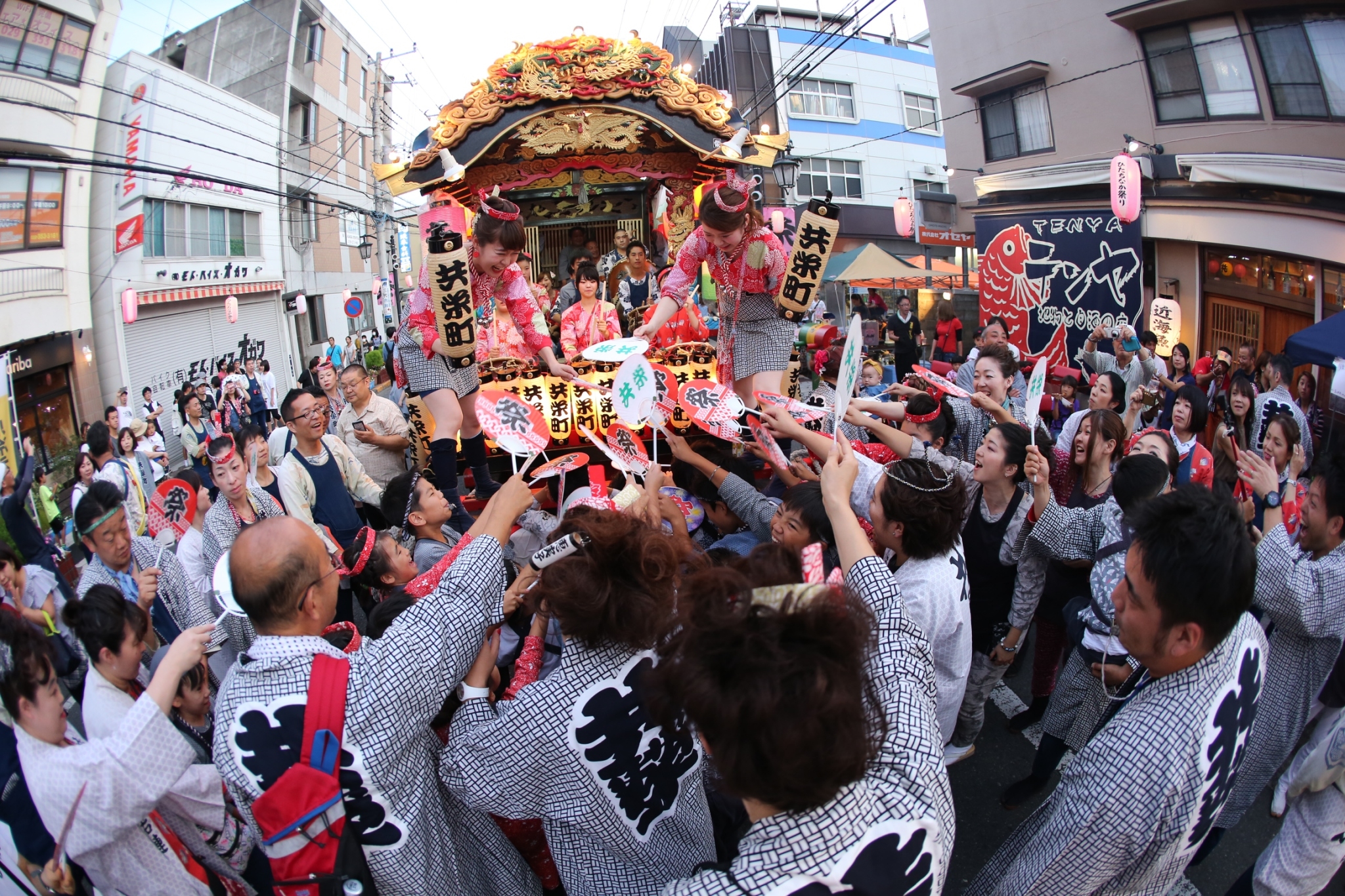 山車・神輿パレード 第25回ひたちなか祭り