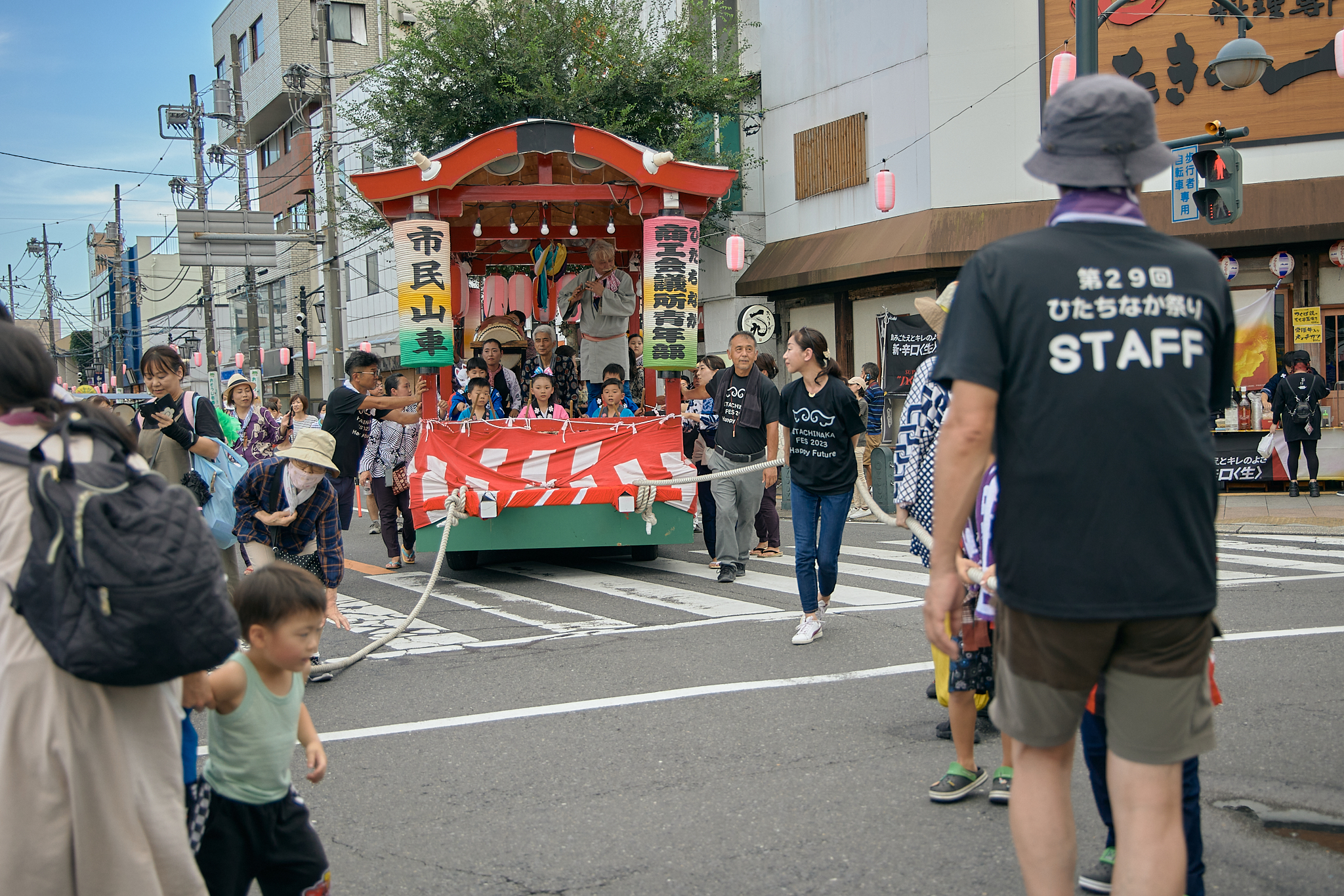市民山車 第30回ひたちなか祭り 茨城 ひたちなか 祭り