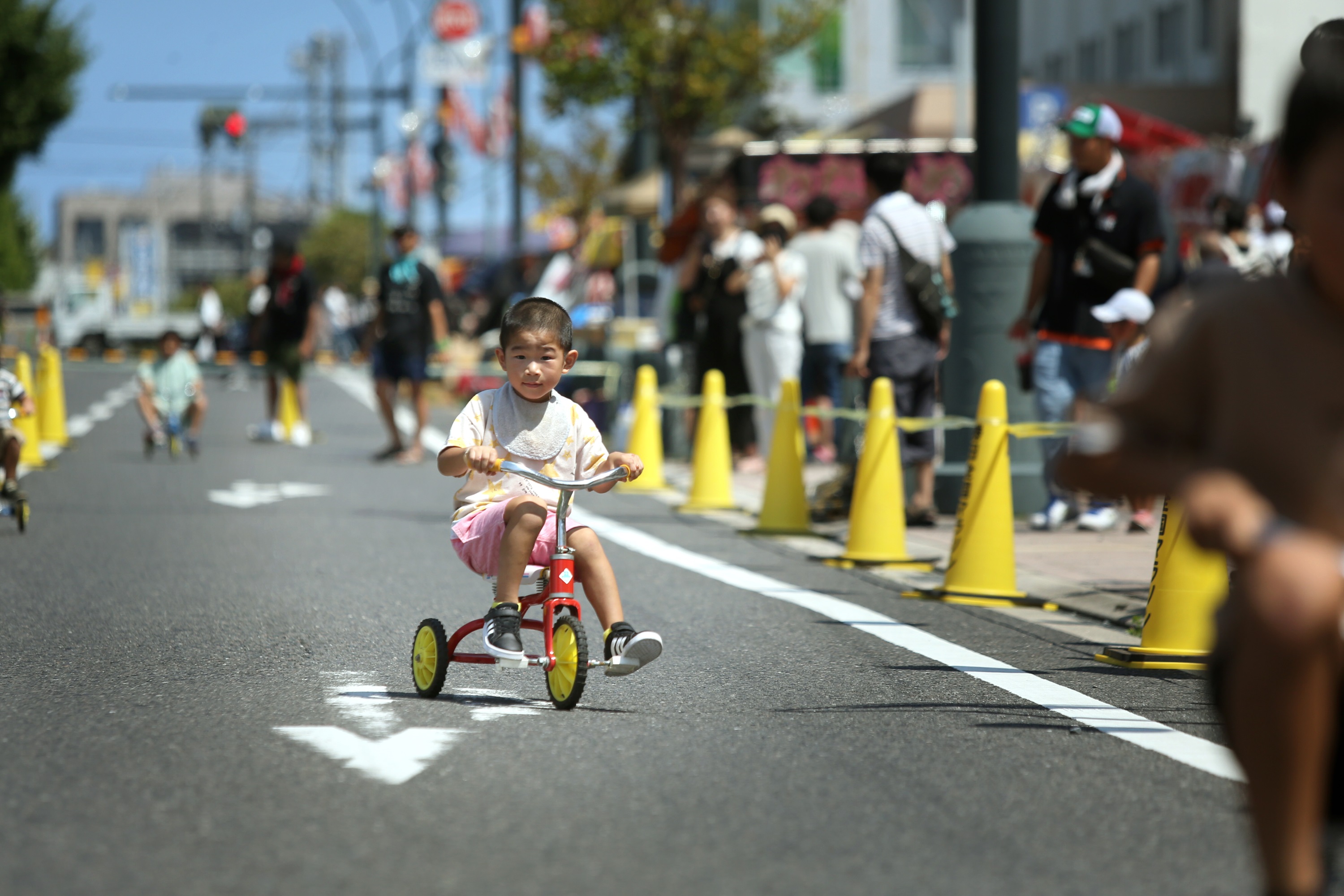 三輪車レース 第30回ひたちなか祭り 花火大会 ドローンショー