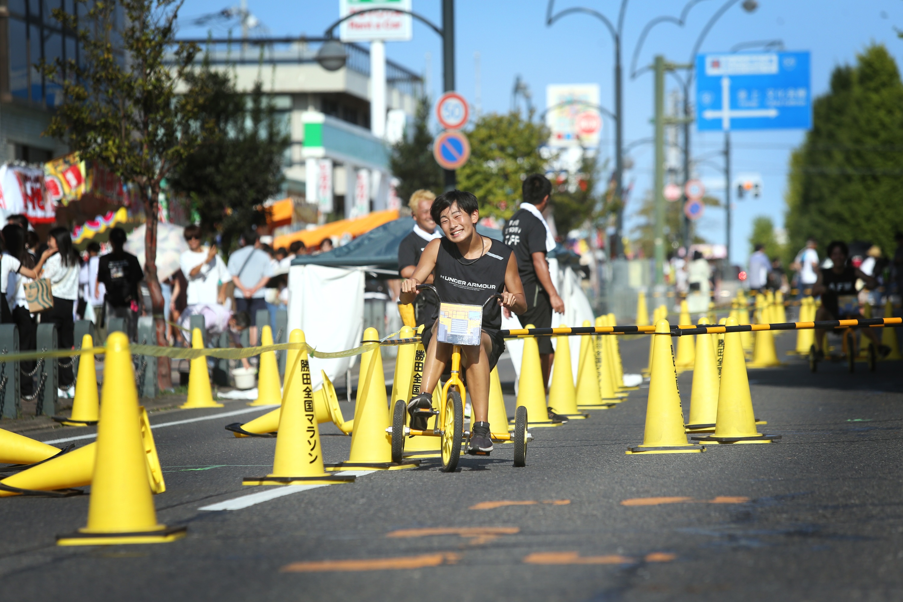 三輪車レース 第30回ひたちなか祭り 花火大会 ドローンショー